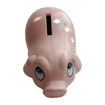Pink piggy bank