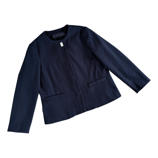 Juodas Zara Basic švarkas