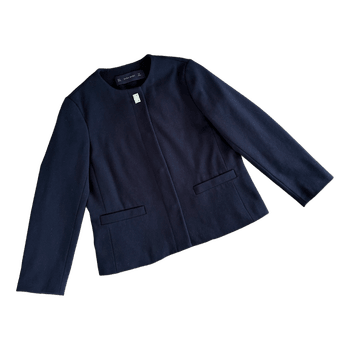 Juodas Zara Basic švarkas