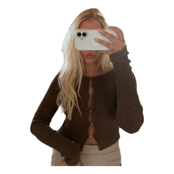 Brun weekday cardigan