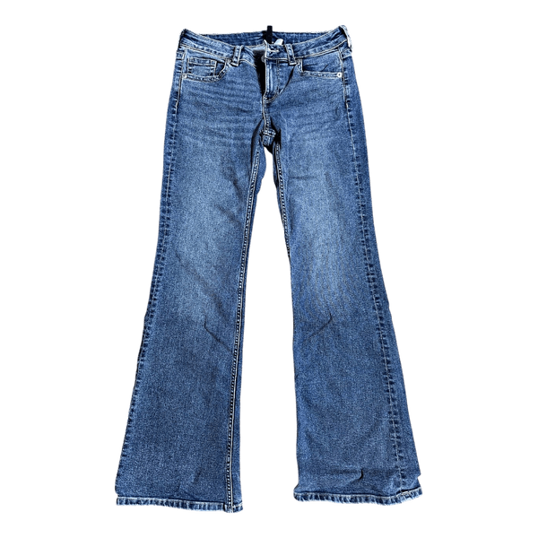 Blue bootcut jeans