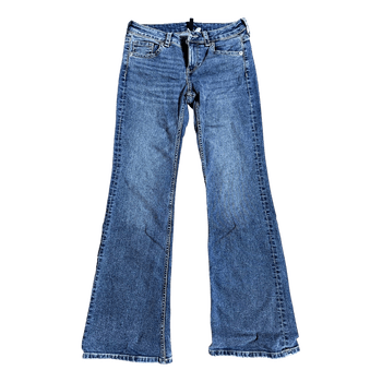 Blue bootcut jeans