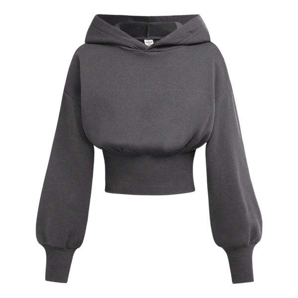 FOR TEEN 13Y Grey cropped hoodie