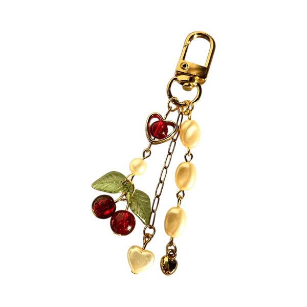 Cherry bag charm
