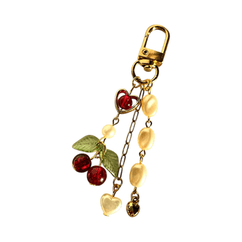 Cherry bag charm
