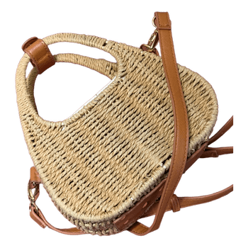 Straw crossbody bag