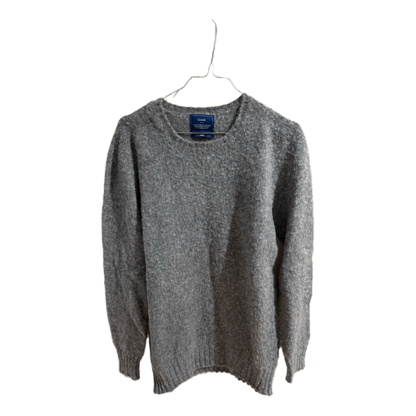 Grå uldsweater