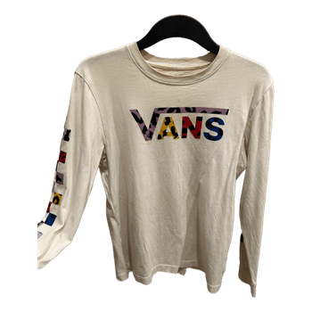 Vans white long-sleeved t-shirt