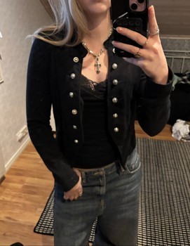 Black military jacket
