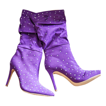 Violetit Bling saapikkaat Koko 38 uudet