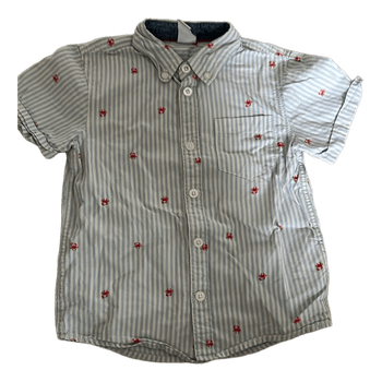 Lindex raidallinen t-paita 98/104
