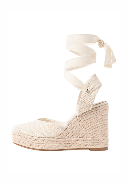Wedge heel pumps