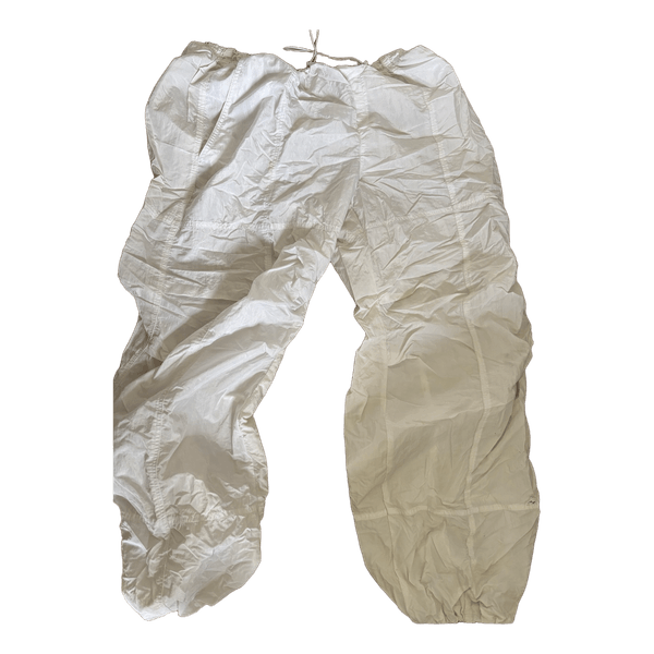 Hvide parachute bukser (bershka)