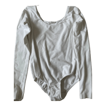White long sleeve bodysuit