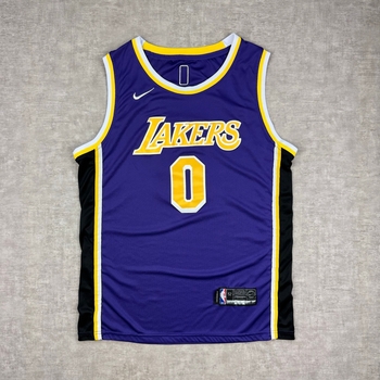 Nike Lakers Kuzma #0 Basketball Jersey
