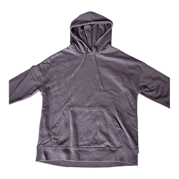 Brown hooded sweatshirt
