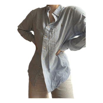 Blue striped Ralph Lauren shirt