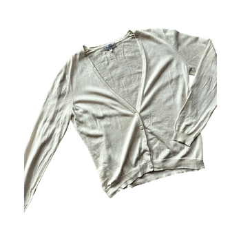 Luonnonvalkoinen silkkineule M