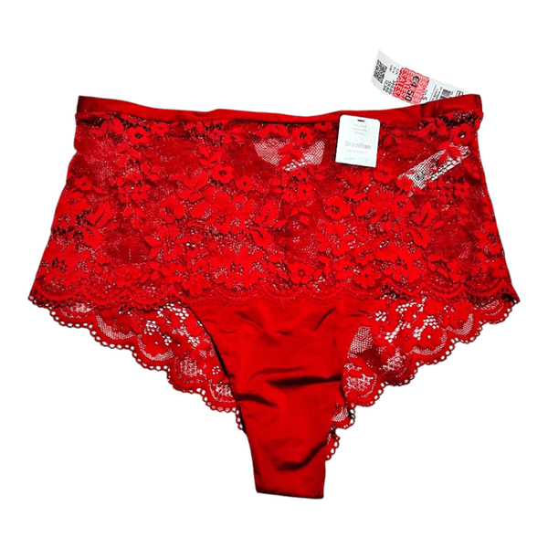 Uusi Lindex punaiset alushousut, koko S