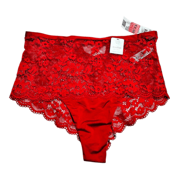 Uusi Lindex punaiset alushousut, koko S