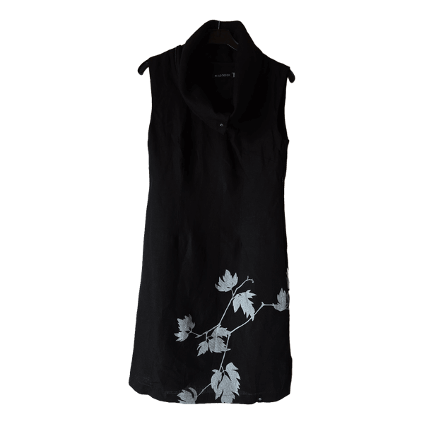KLO Design pellavamekko M – musta, mukana irto-osat