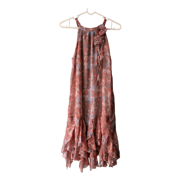 Floral patterned midi dress