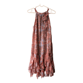 Floral patterned midi dress