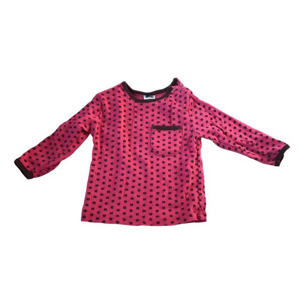 Pink long-sleeved top