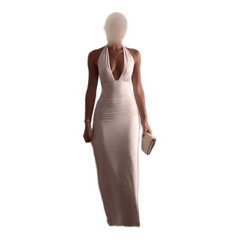 Kookai leni pink maxi dress
