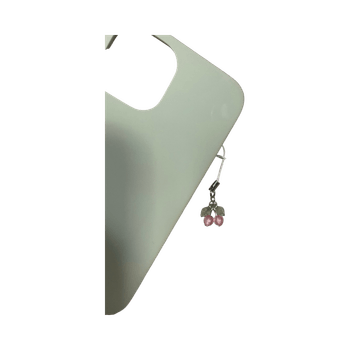 Vaaleanpunainen kirsikka-kännykkäriipus