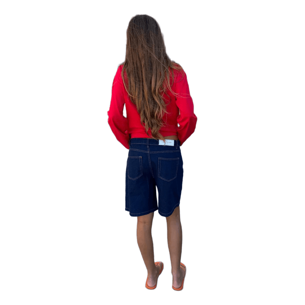 Blå shorts