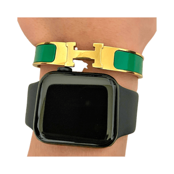 Hermes rannekoru kultavihreä