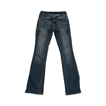 True Religion mid rise/ low rise bootcut jeans