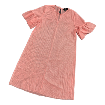 Pink mesh dress