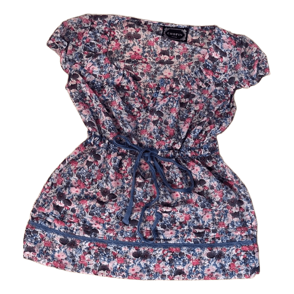 Floral print blouse