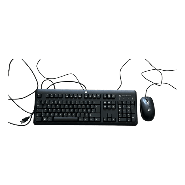 HP wired keyboard and mouse