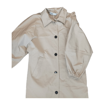Beige zaran trenssitakki