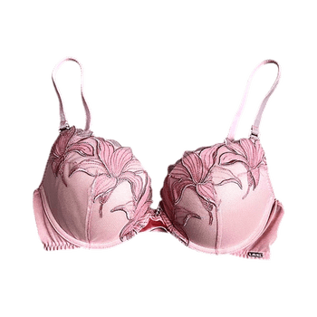 Pink push up bra