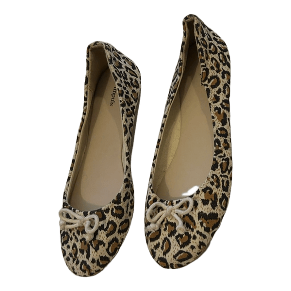 Leopard print ballet flats