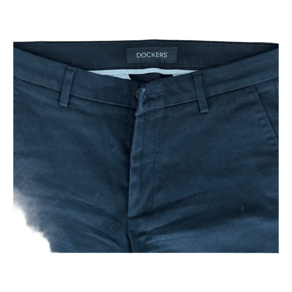 Dockers black cotton trousers