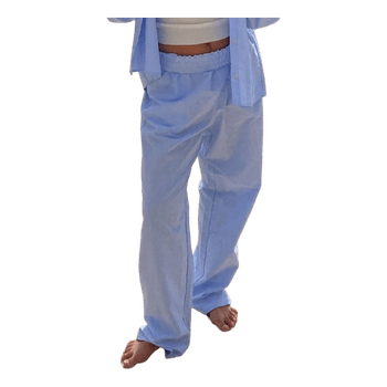 Light blue cotton trousers