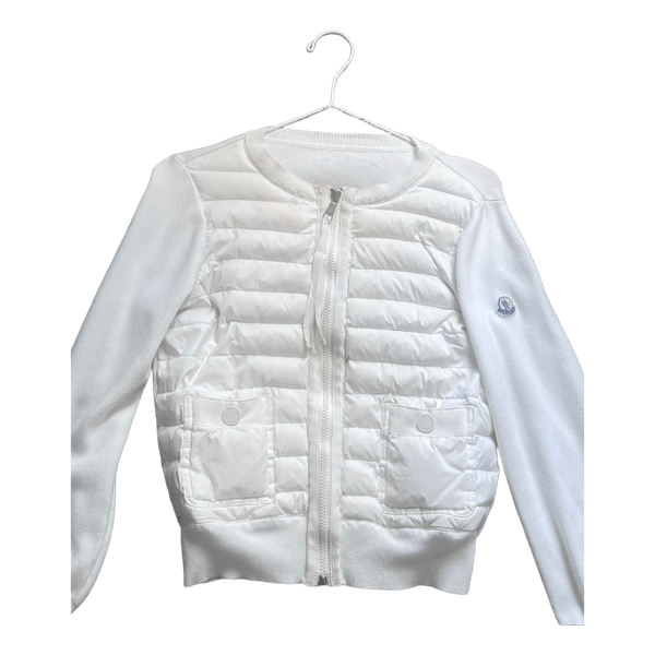Hvid Moncler cardigan