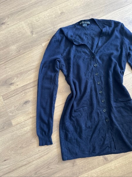 Ralph Lauren Navy cashmere cardigan