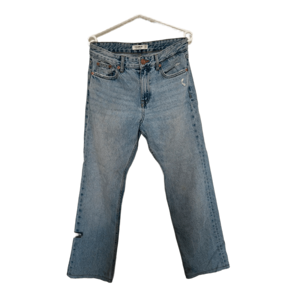 Blue denim jeans
