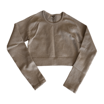 Long sleeve crop top