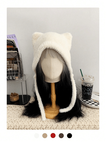 Vintage wool balaclava hat