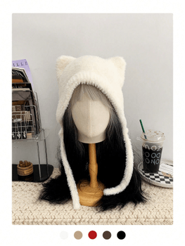 Vintage wool balaclava hat