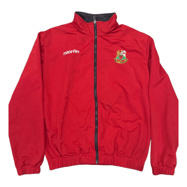 Macron Llanelli AFC Full-Zip Track Jacket - Red - Size M - Excellent Condition