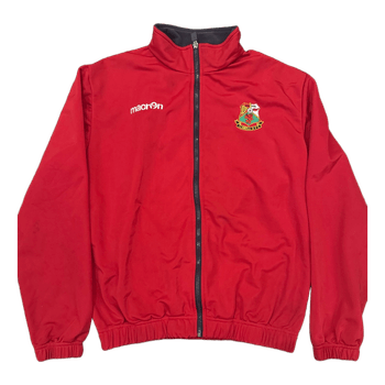 Macron Llanelli AFC Full-Zip Track Jacket - Red - Size M - Excellent Condition