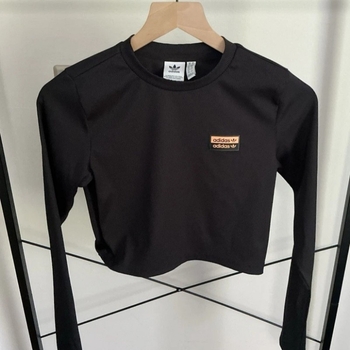 Adidas Ribbed Crop Long Sleeve